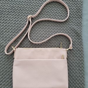Blush pink crossbody/shoulder bag